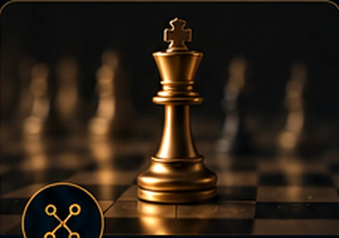 Gold chess piece representing strategic planning